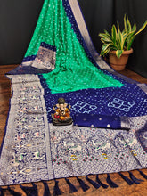 Imposing Kanjivaram Silk Saree Blue Color Saree